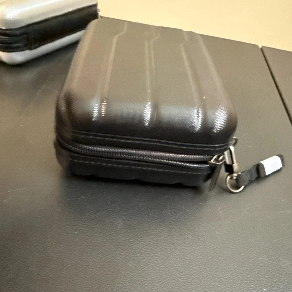 Lof Of 2 Open Story Target Hard-side Case  Silver And Black Travel Case